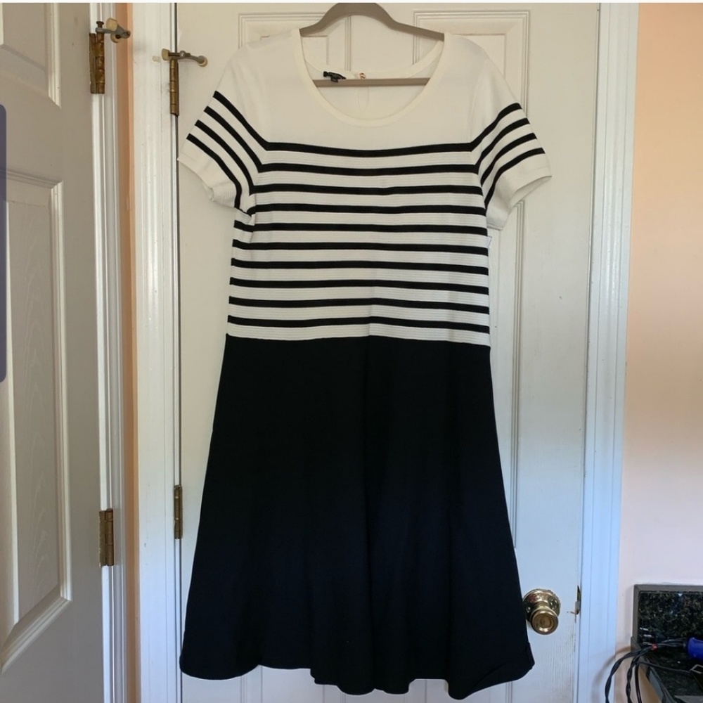 Talbot's knit fit-and-flare dress